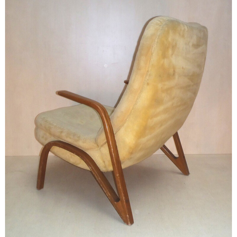 Paire de fauteuils de salon , Paul BODE - années 60