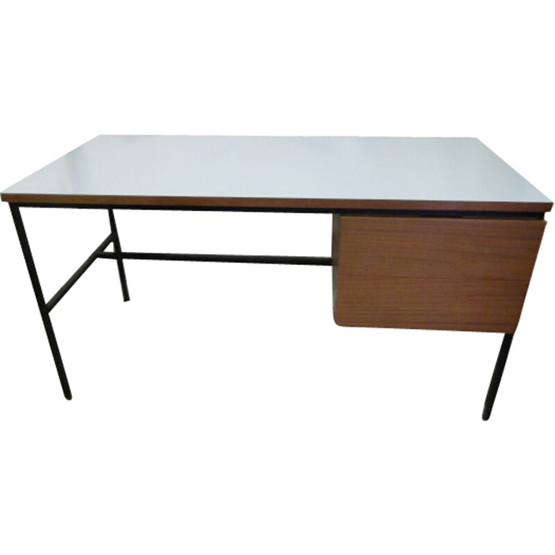 Minvielle vintage 620 desk, Pierre GUARICHE - 1950s