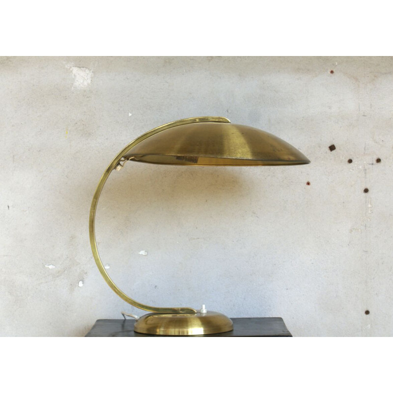 Vintage german lamp for Hillebrand in brass 1950