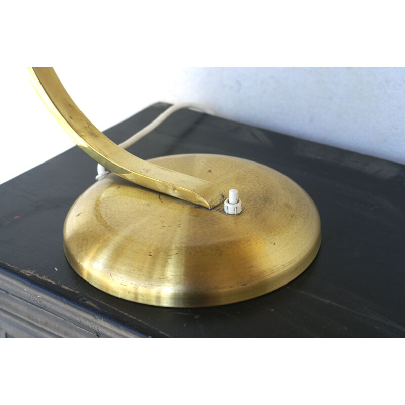 Vintage german lamp for Hillebrand in brass 1950