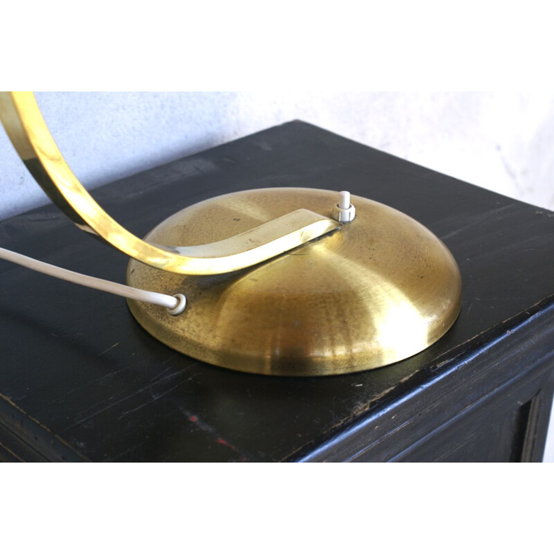 Vintage german lamp for Hillebrand in brass 1950