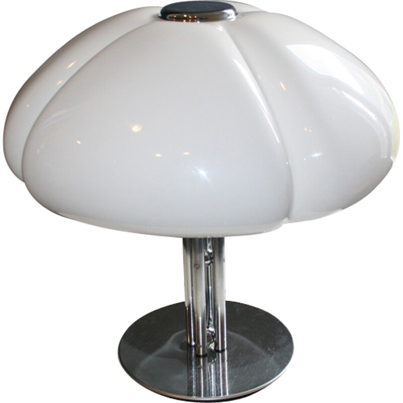 Guzzini table lamp in chrome steel, Gae AULENTI - 1970s