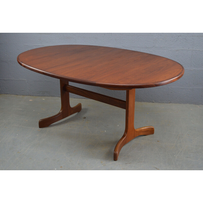 Vintage oval table by G Plan in teakwood 1970