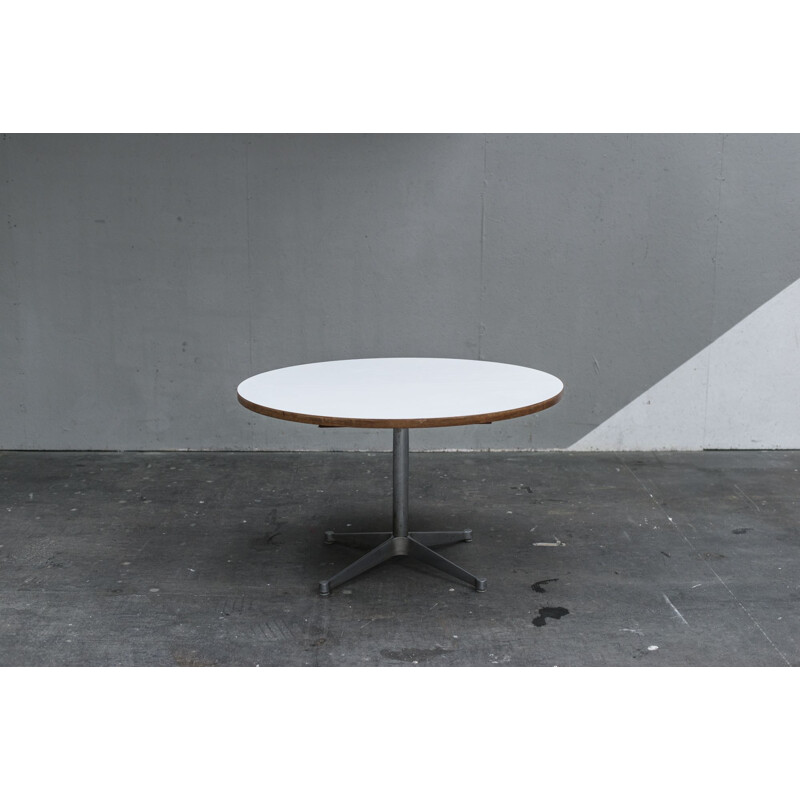 Vintage dining table Eames aluminium Group