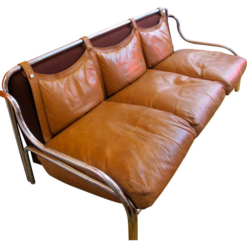 Large Stringa 3-seater sofa, Gae AULENTI - 1970s