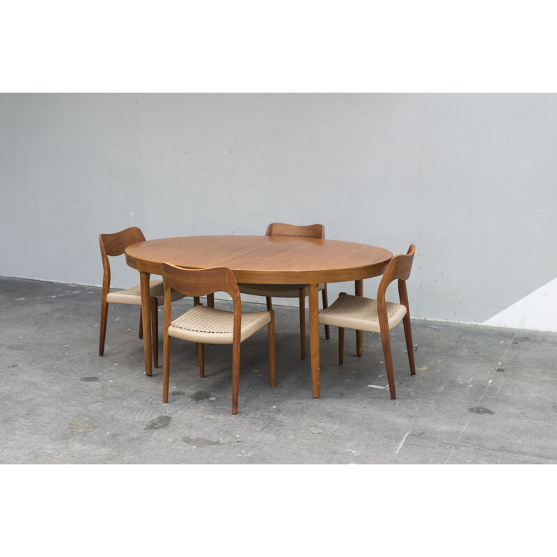 Vintage dining table Harry Ostergaard for Randers Mobel Fabrik
