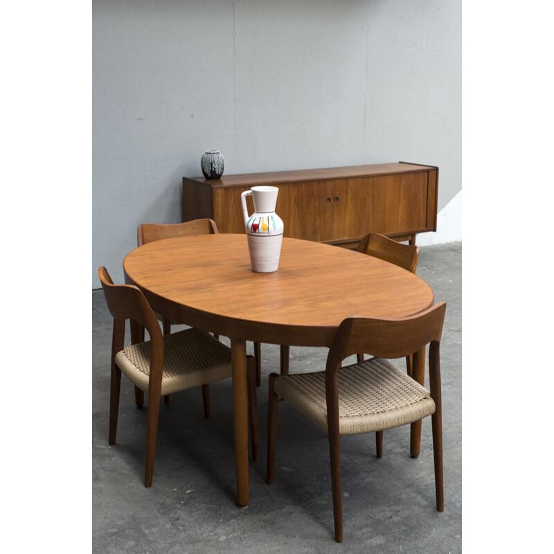 Vintage dining table Harry Ostergaard for Randers Mobel Fabrik