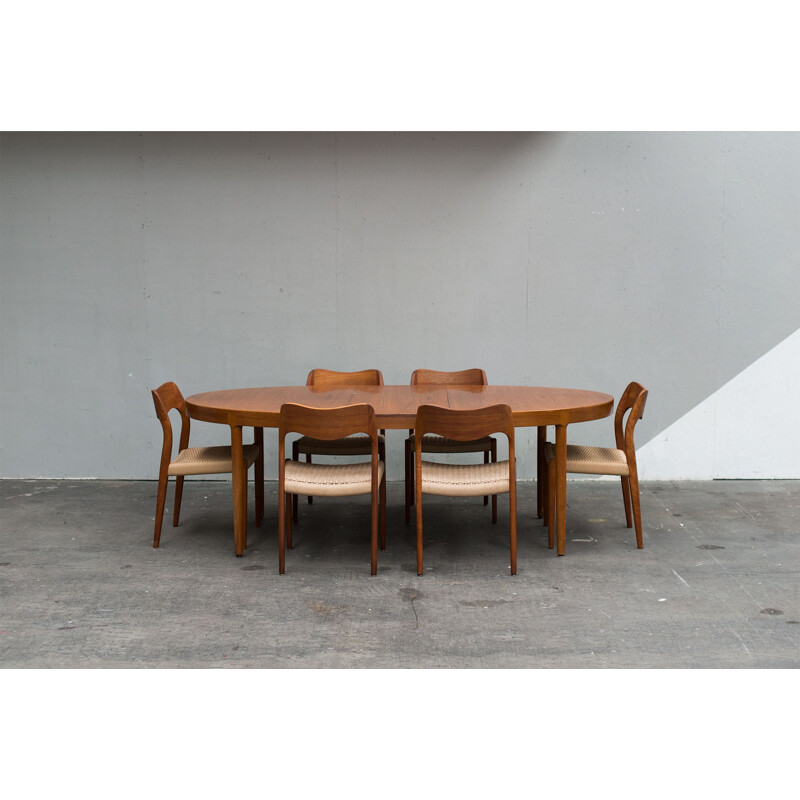 Vintage dining table Harry Ostergaard for Randers Mobel Fabrik