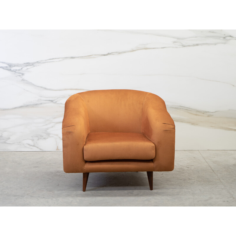 Paire de fauteuils vintage Curva en palissandre par Joaquim Tenreiro années 1960