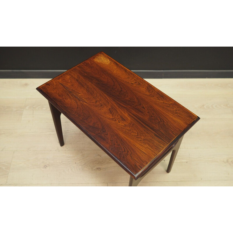 Vintage Nesting Tables in rosewood Scandinavian Design 60 70s