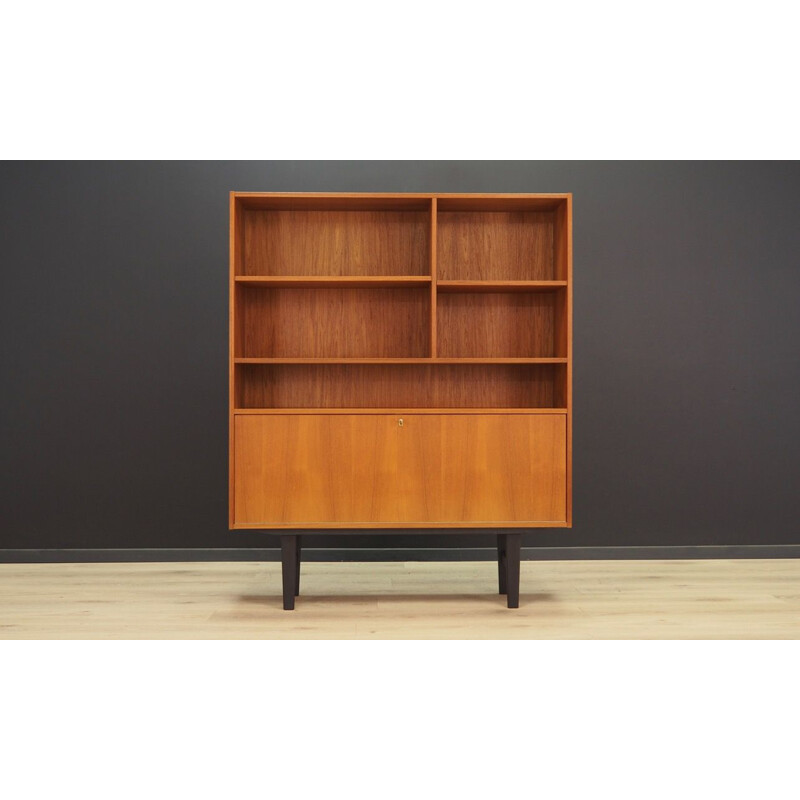 Vintage danish bookcase in teak by Domino Mobelfabrik,1970