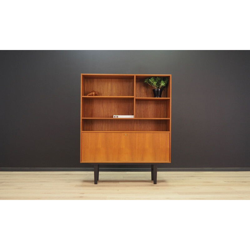 Vintage danish bookcase in teak by Domino Mobelfabrik,1970