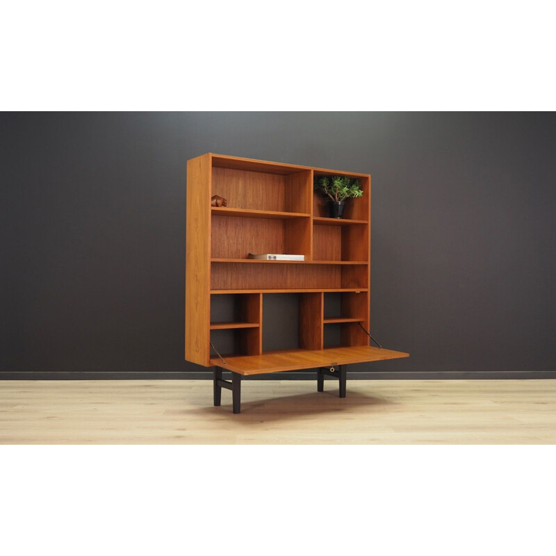 Vintage danish bookcase in teak by Domino Mobelfabrik,1970