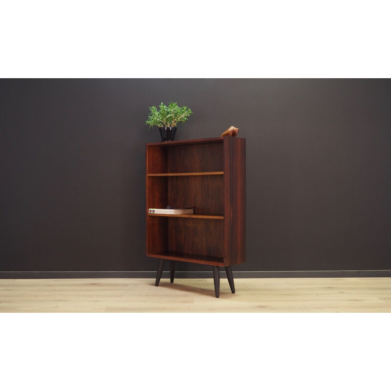 Vintage Scandinavian bookcase in rosewood,1970