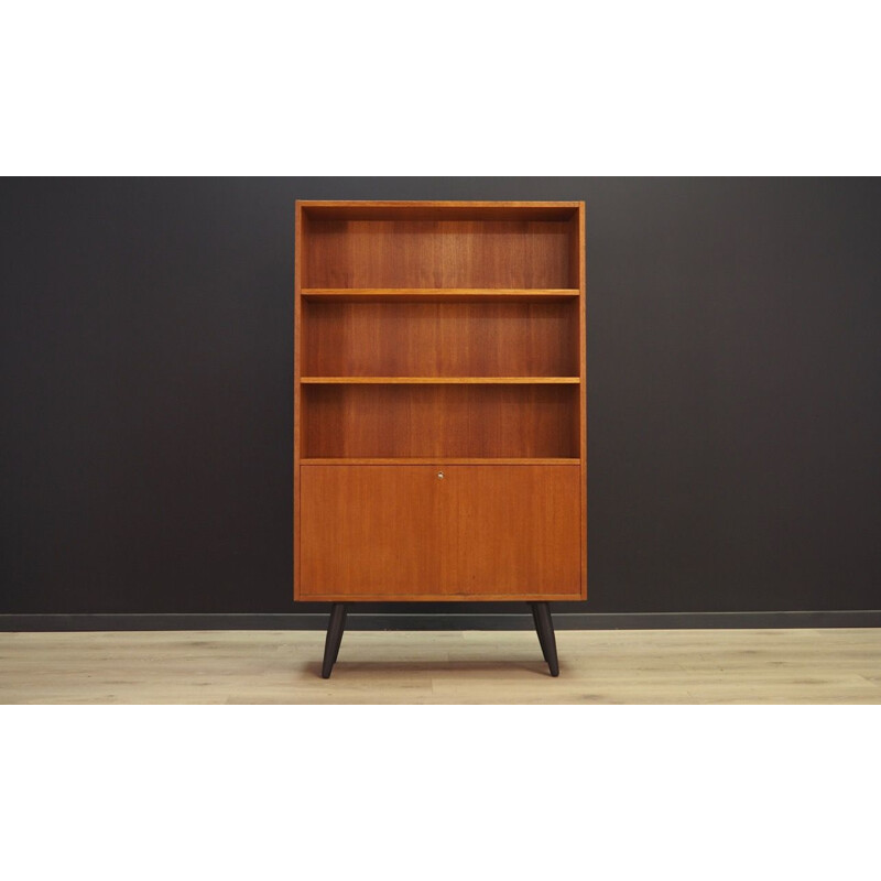 Vintage Scandinavian bookcase in teak,1970