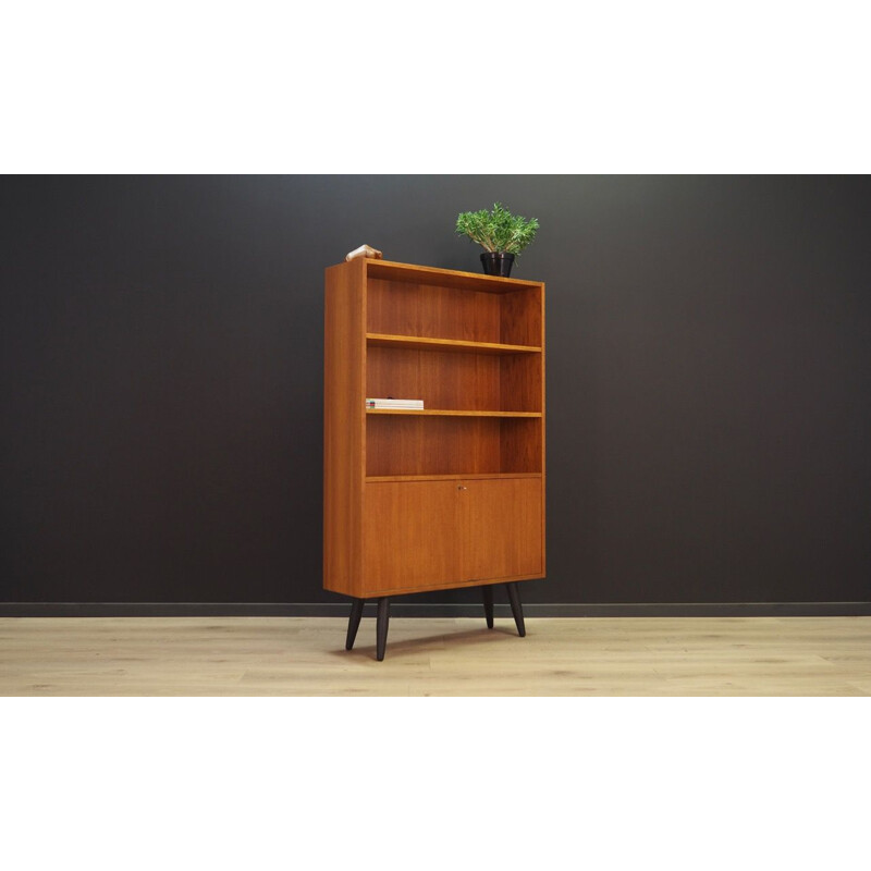 Vintage Scandinavian bookcase in teak,1970