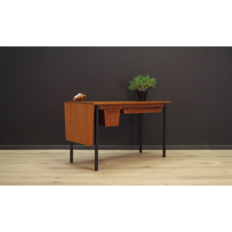 Bureau vintage classique en teck