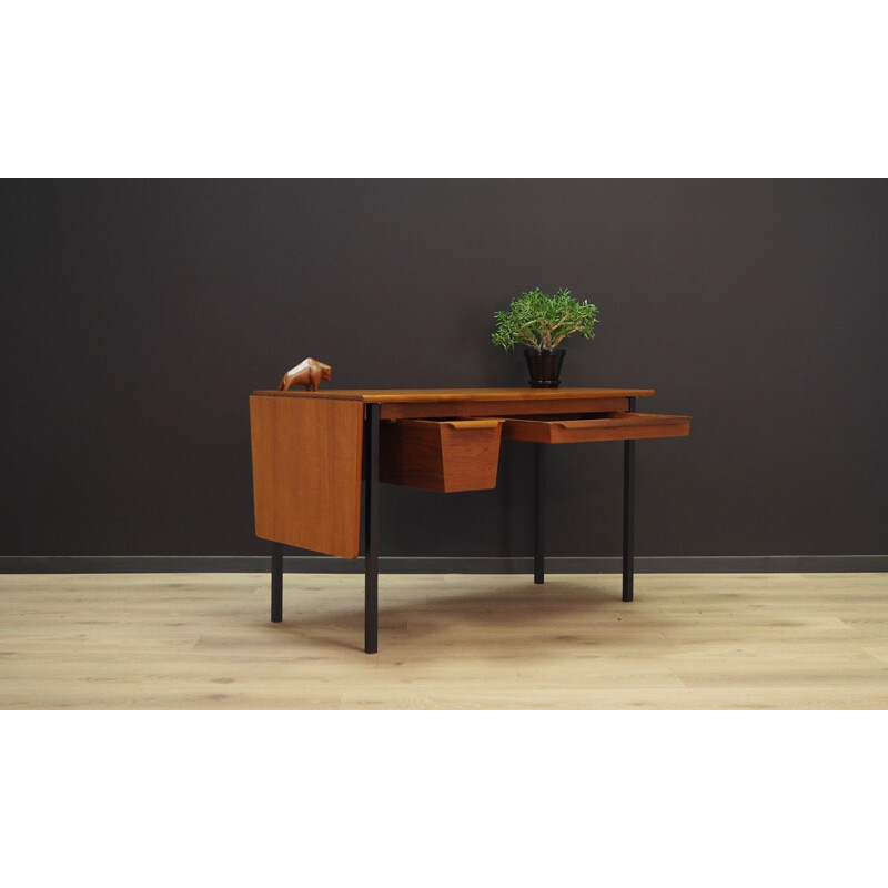 Bureau vintage classique en teck