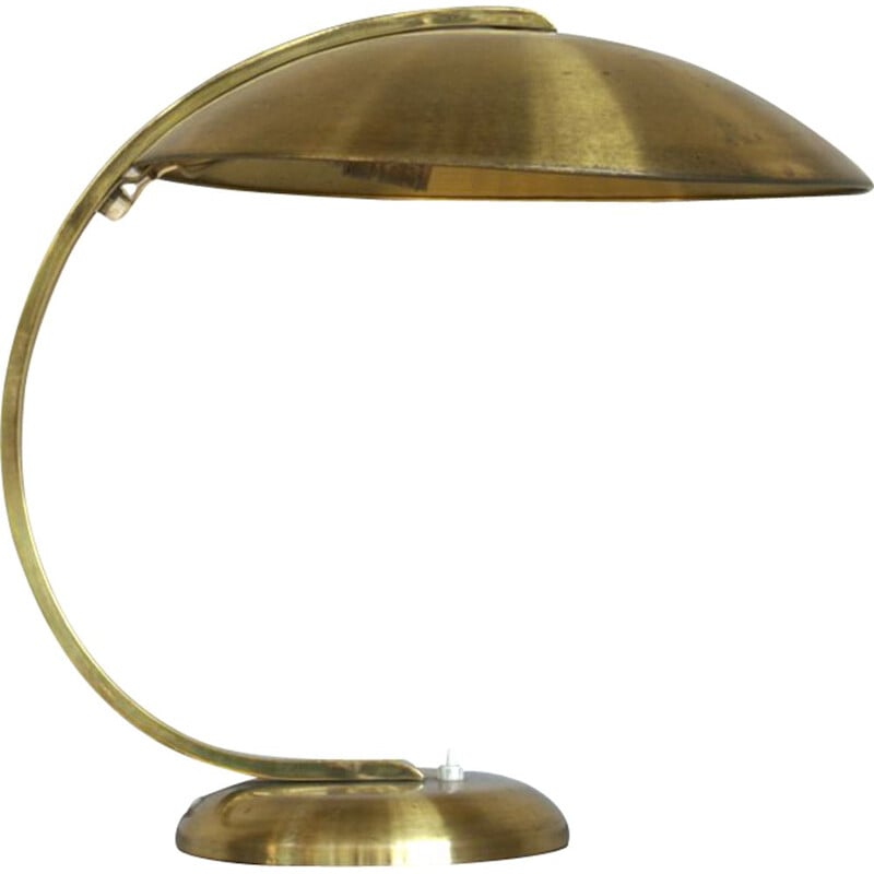 Vintage german lamp for Hillebrand in brass 1950