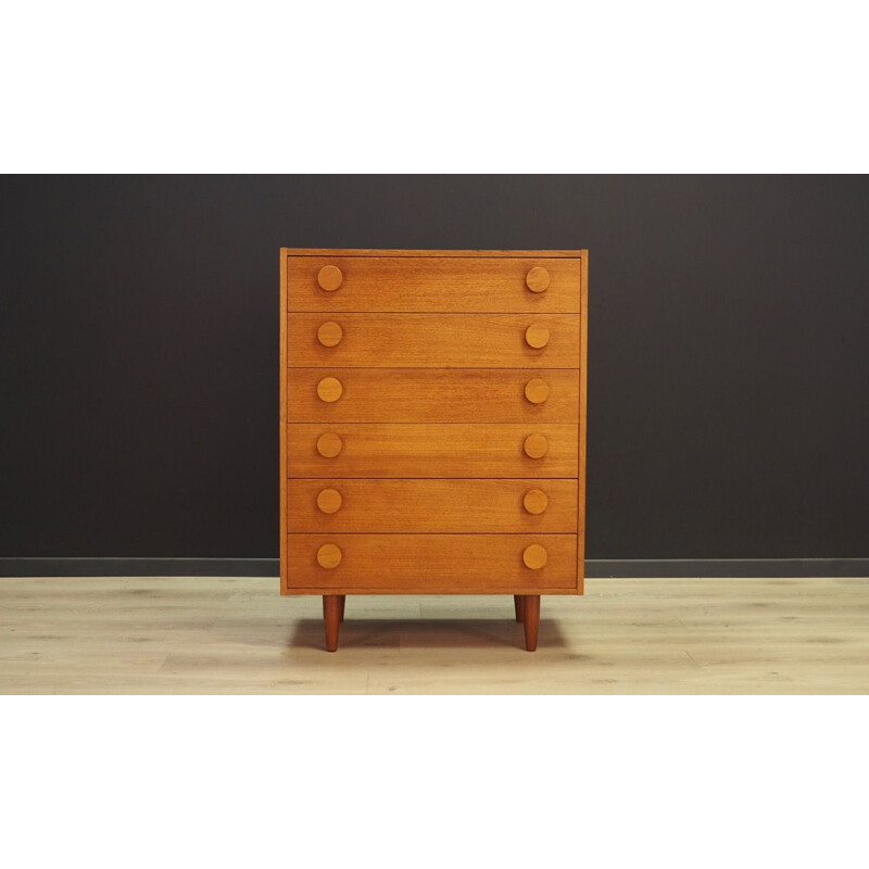 Vintage Danish design chest of drawers