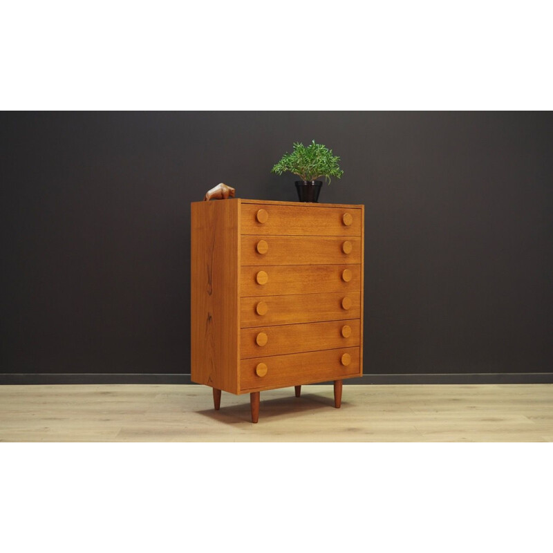 Vintage Danish design chest of drawers