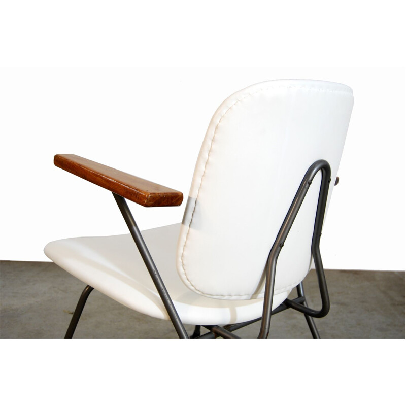 Vintage Industrial easy chair by Willem Hendrik Gispen for Kembo