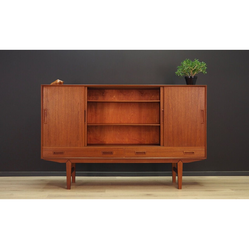 Vintage highboard in teak Danish design