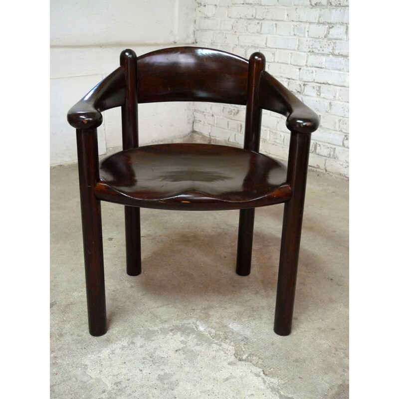 Fauteuil en pin Hirtshals Savvaerk, Rainer DAUMILLER - 1960