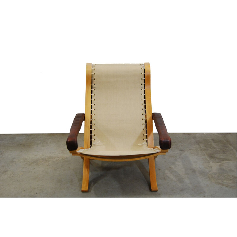 Vintage Scandinavian Flex Lounge Chair by Ingmar Relling for Westnofa 1970s