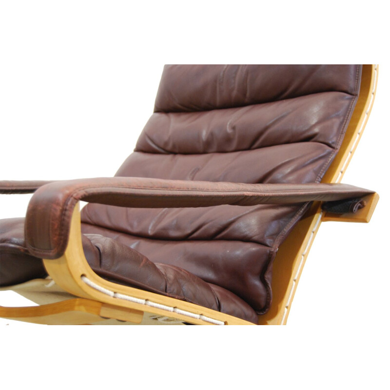 Vintage Scandinavian Flex Lounge Chair by Ingmar Relling for Westnofa 1970s