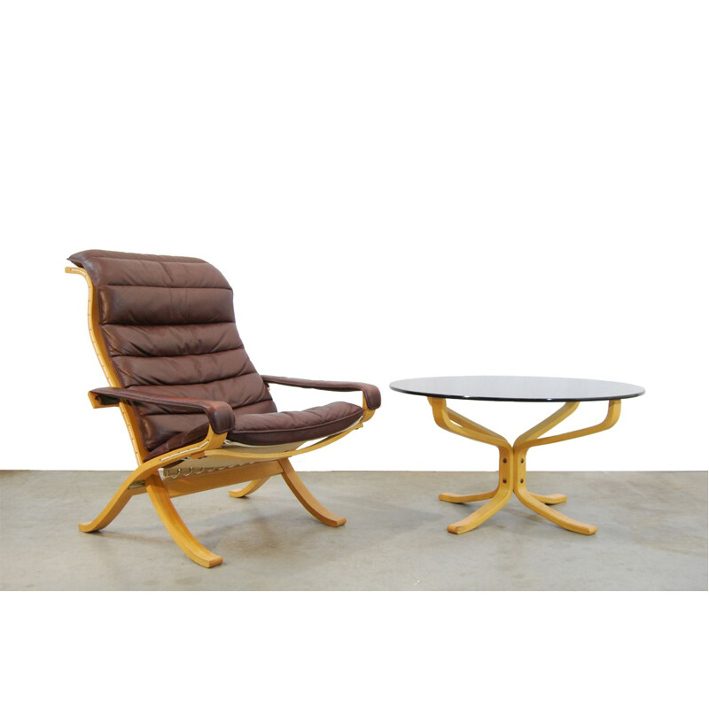 Vintage Scandinavian Flex Lounge Chair by Ingmar Relling for Westnofa 1970s