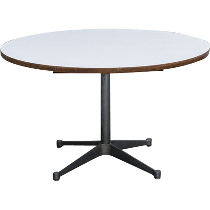 Vintage dining table Eames aluminium Group