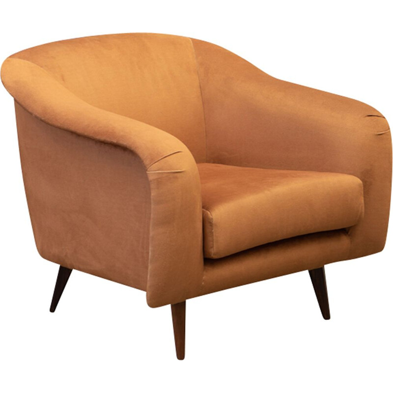 Paire de fauteuils vintage Curva en palissandre par Joaquim Tenreiro années 1960