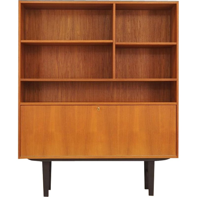 Vintage danish bookcase in teak by Domino Mobelfabrik,1970