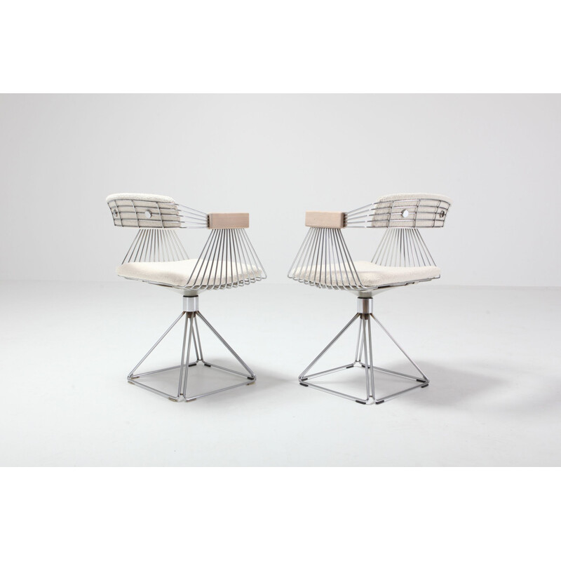 Vintage Swivel Chairs by Rudi Verelst for Novalux Belgium 1970s