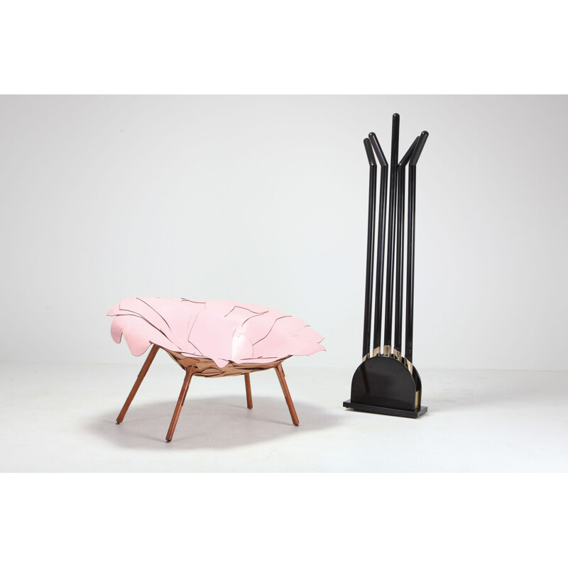 Vintage Aguape pink armchair for Edra in wood