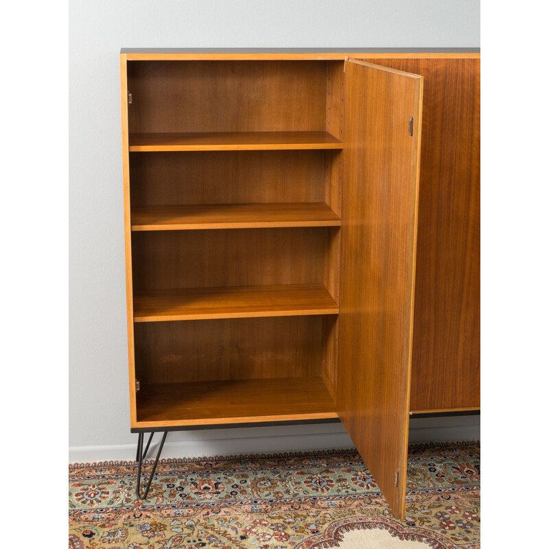 Vintage Shoe cabinet in walnut Germany 1950s