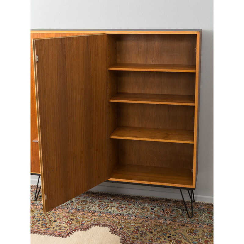 Vintage Shoe cabinet in walnut Germany 1950s