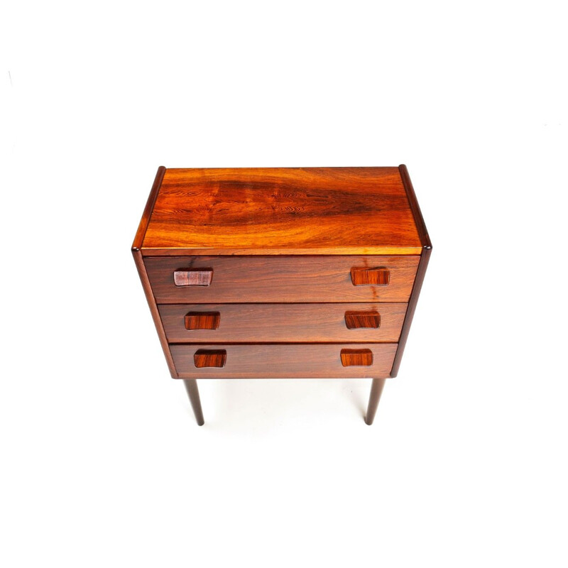 Danish chest of drawers in rosewood by Carl Aage Stov