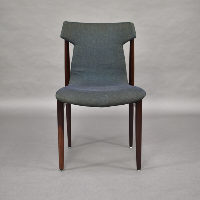 Set of 4 rosewood chairs by Inger Klingenberg for Fristho