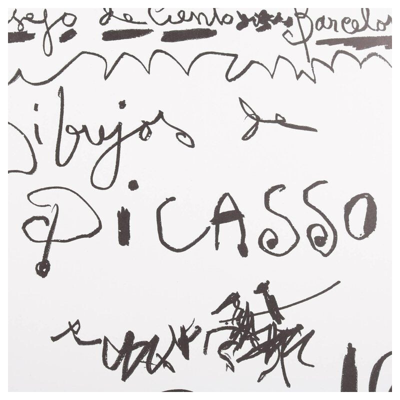 Vintage litho van Pablo Picasso