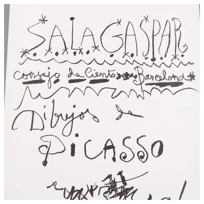 Litografia d'epoca di Pablo Picasso