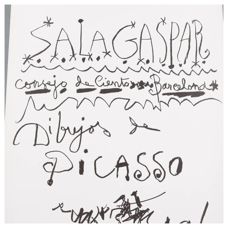 Litografía de época de Pablo Picasso