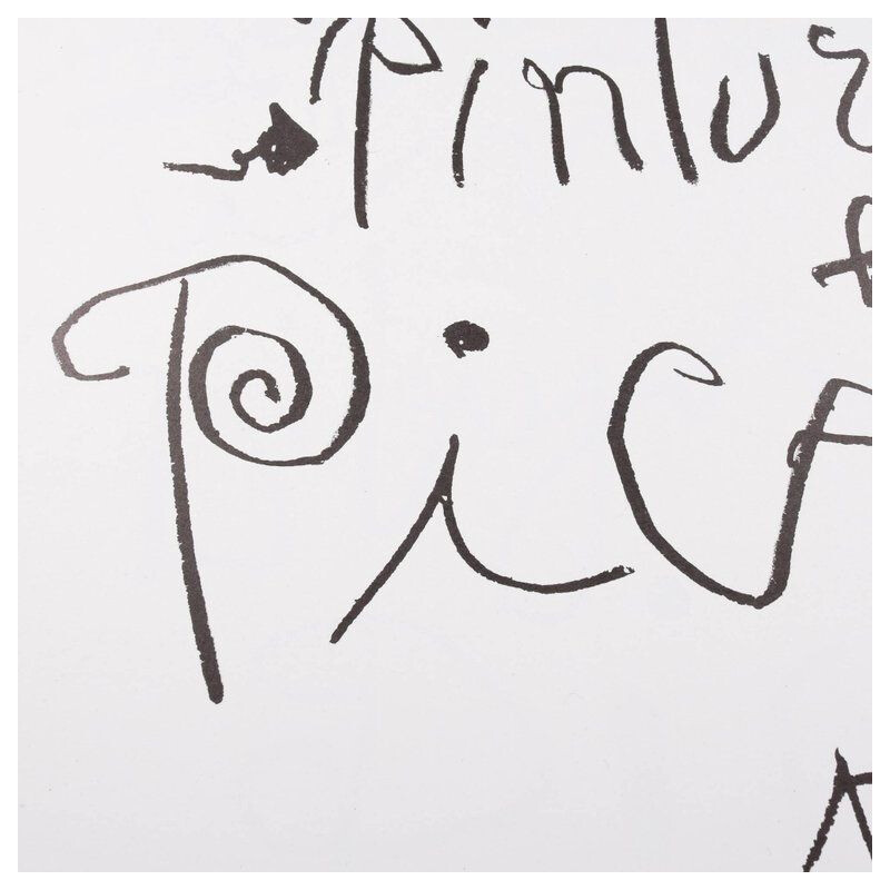 Vintage litho van Pablo Picasso