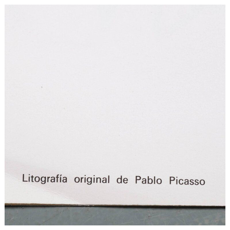 Litografia d'epoca di Pablo Picasso