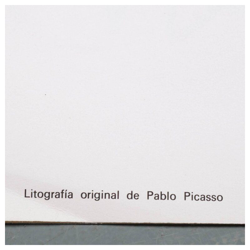 Litografía de época de Pablo Picasso