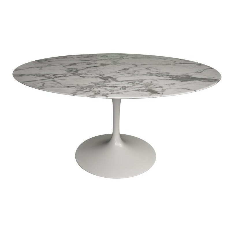 Table Tulipe en marbre par Eero Saarinen pour Knoll
