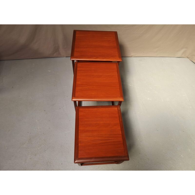 Set of teak nesting tables by G-Plan