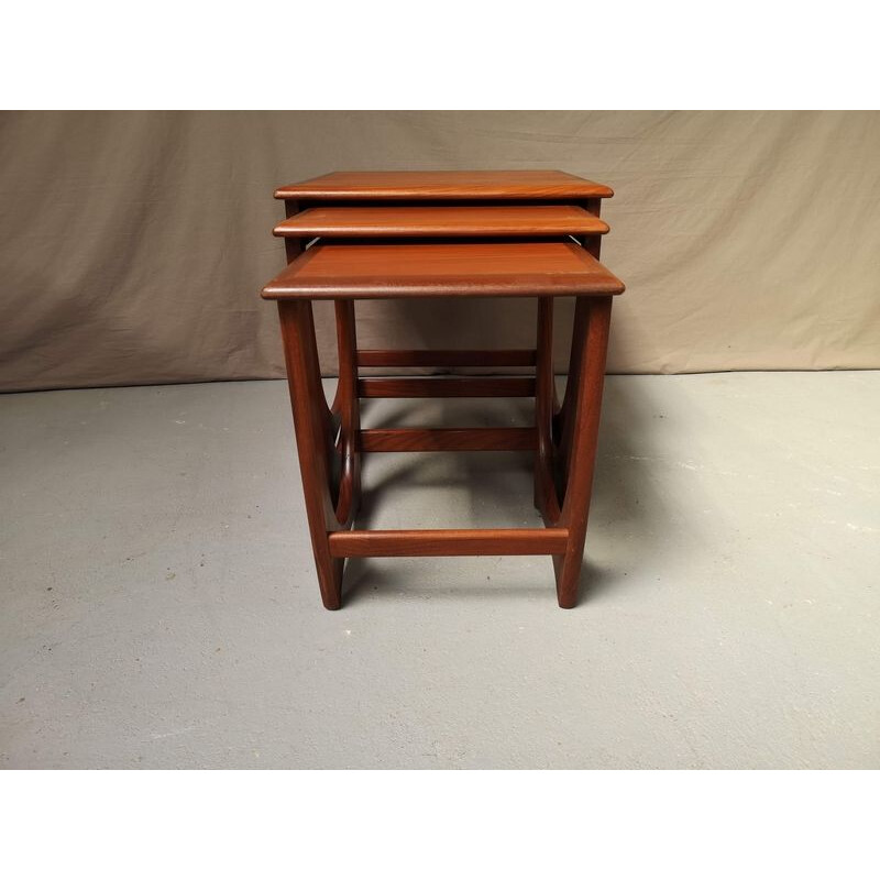 Set of teak nesting tables by G-Plan