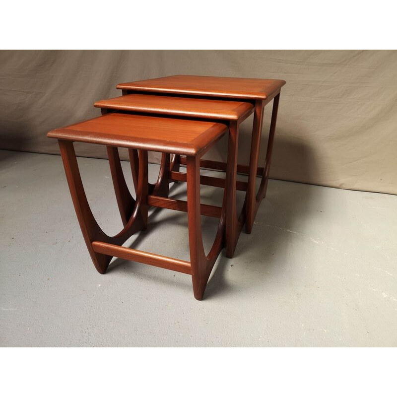 Set of teak nesting tables by G-Plan